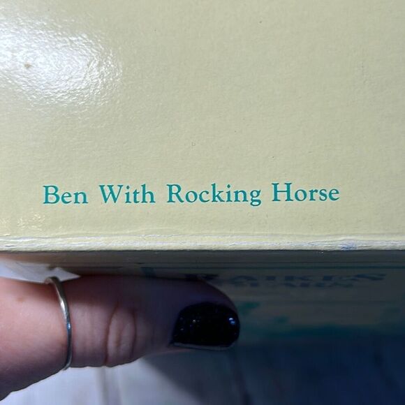 Raikes Bears Ben 1990 Collectible Nursery Miniatures and Wooden Rocking Horse NE - Picture 7 of 7